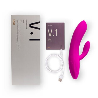 Laid V.1 Silicone Rabbit Pink 
