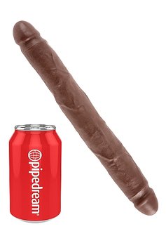 king cock slim double brown
