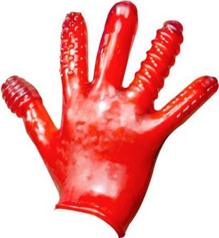 oxballs finger fuck glove red