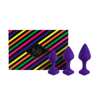 Bibi Butt Plug Set Purple