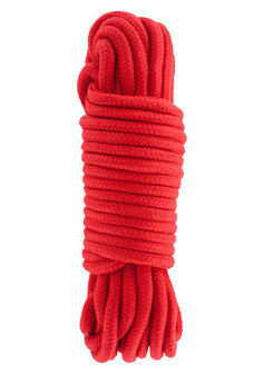 bondage rope red 10 m