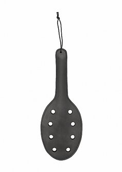 saddle leather paddle with 8 holes