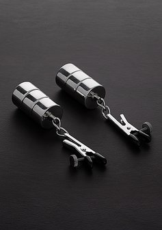 2 Adjustable Nipple Clamps+Changable Weights