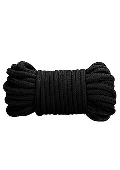 thick bondage rope black