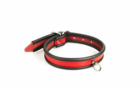 classic lady collar black &amp; red