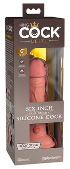 king cock dual density silicone dildo