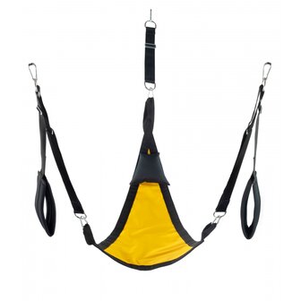 mr sling triangle fabric sling yellow