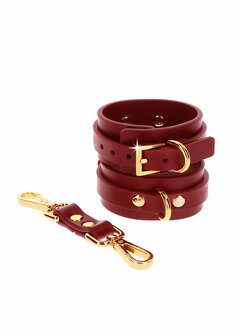 deep red handcuffs