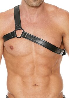 gladiator leather harness bdsm