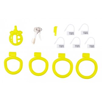 lyfy yellow cock cage