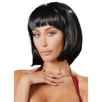 black hair wig frou frou