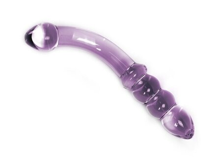 purple dildo curve glass 