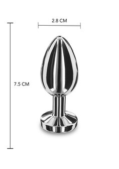 stainless steel buttplug