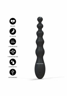 Beaded Anal Power Vibrator