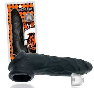 Oxballs dicker ultra-slim cocksheath black ice