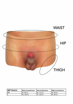 Penis Boxershort 18 cm dildo