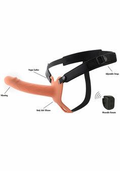 hollow penis strapon vibrating 18 cm