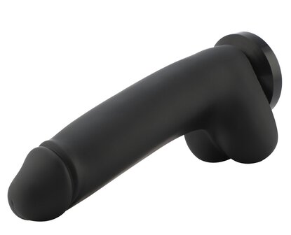 xl black dildo silicone
