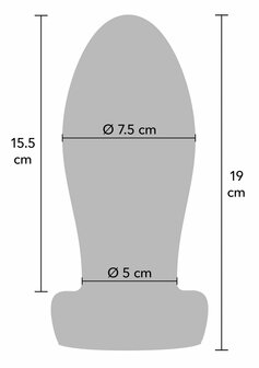 xxl anal stretcher plug liquid silicone