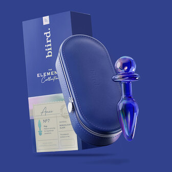 biird anii hand-crafted glass plug