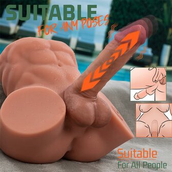 gretel semi torso with detachable dildo