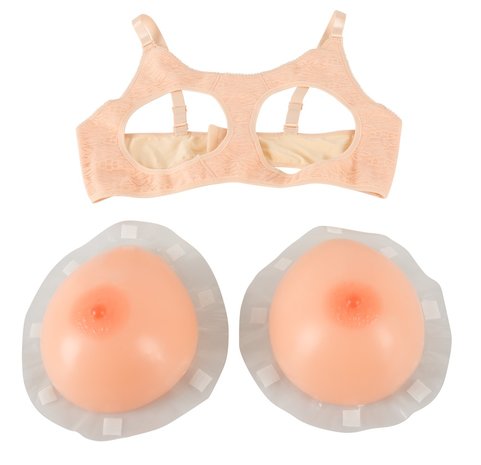 Silicone Breasts With Bra 2000 Gram