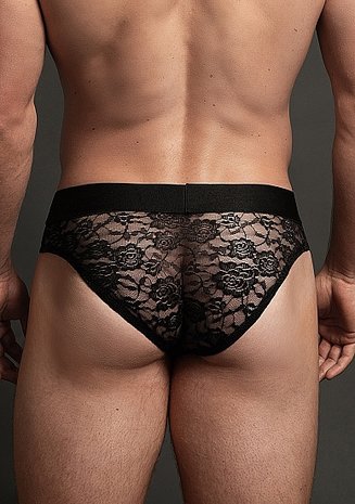 Lace Brief Black SM