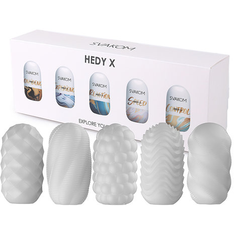 HEDY X MASTURBATOR 5-PACK MIXED TEXTURES