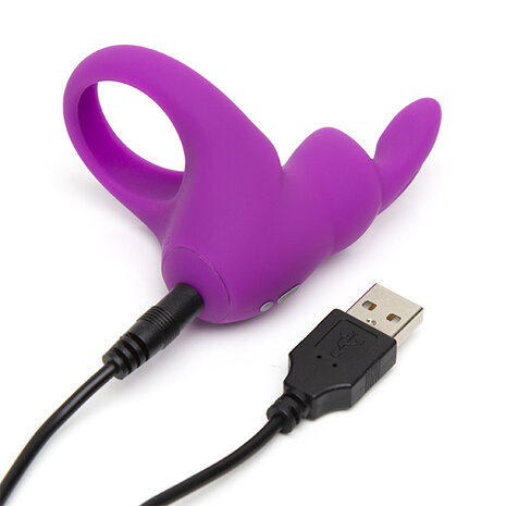 Rabbit Cock Ring Purple