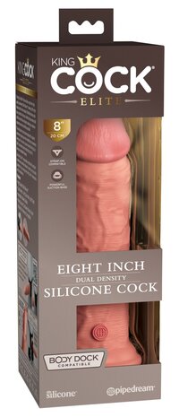 king cock dual density silicone dildo