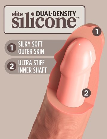 king cock dual density silicone 7 Inch