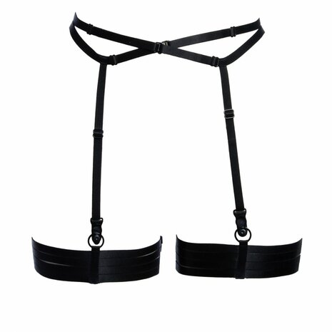 Garter Belt With Leg Garters (XS-M, L-XL) 
