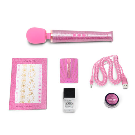 Le Wand Petite Massager Glimmers Pink 