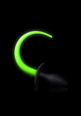 puppy tail plug glow in the dark