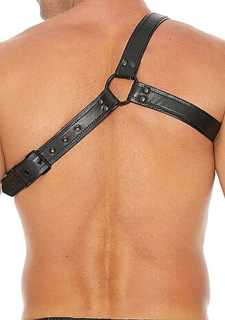 gladiator leather harness