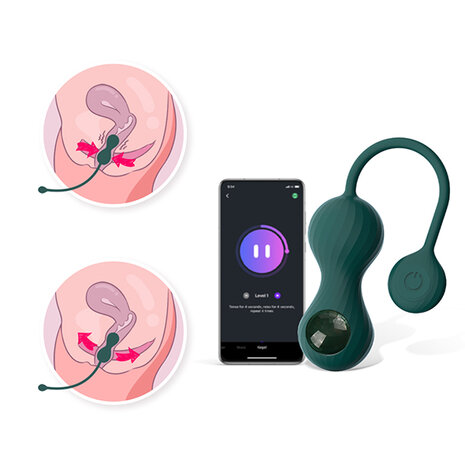 Crystal Duo Smart Kegel Vibrator