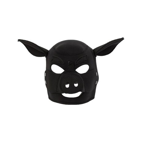 pig mask bdsm black