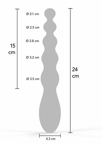 Beaded Anal Power Vibrator
