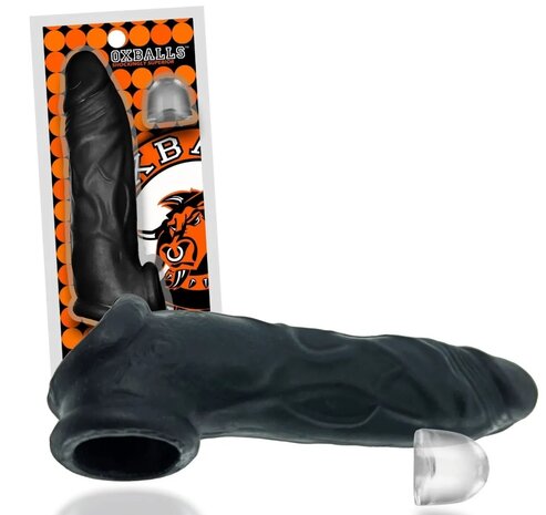 Oxballs dicker ultra-slim cocksheath black ice
