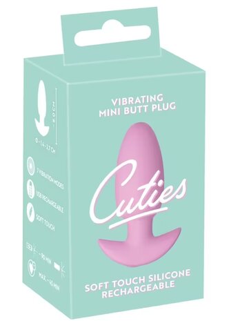 cuties vibrating mini butt plug