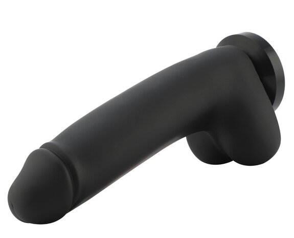 xl black dildo silicone
