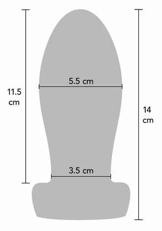 Xl buttplug liquid silicone