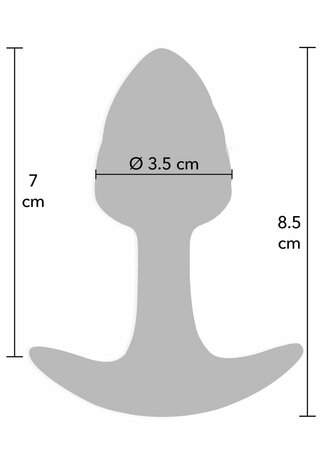 crystal butt plug small toyjoy