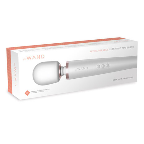 Le Wand Rechargeable Massager Pearl White