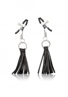 Playful Tassels Nipple Clamps Black