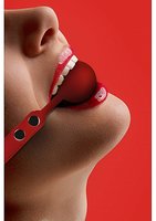 Red Silicone Ball Gag 