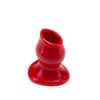 Pighole Hollow Plug Medium Red