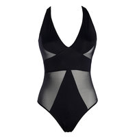 Black Mesh Bodysuit (M,L) 