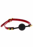 Deep Red Silicone Ball Gag 
