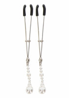 Silver Tweezers With Pearls 